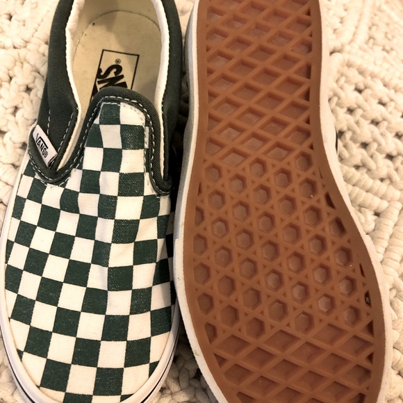 Vans kids slip on shoes